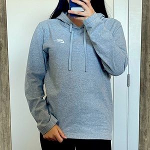 NIKE Gray Long Sleeve Hooded Shirt Size Medium
